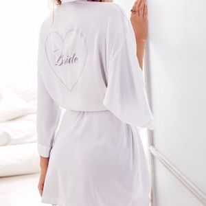 Victoria’s Secret Bride Kimono Robe With Crystals